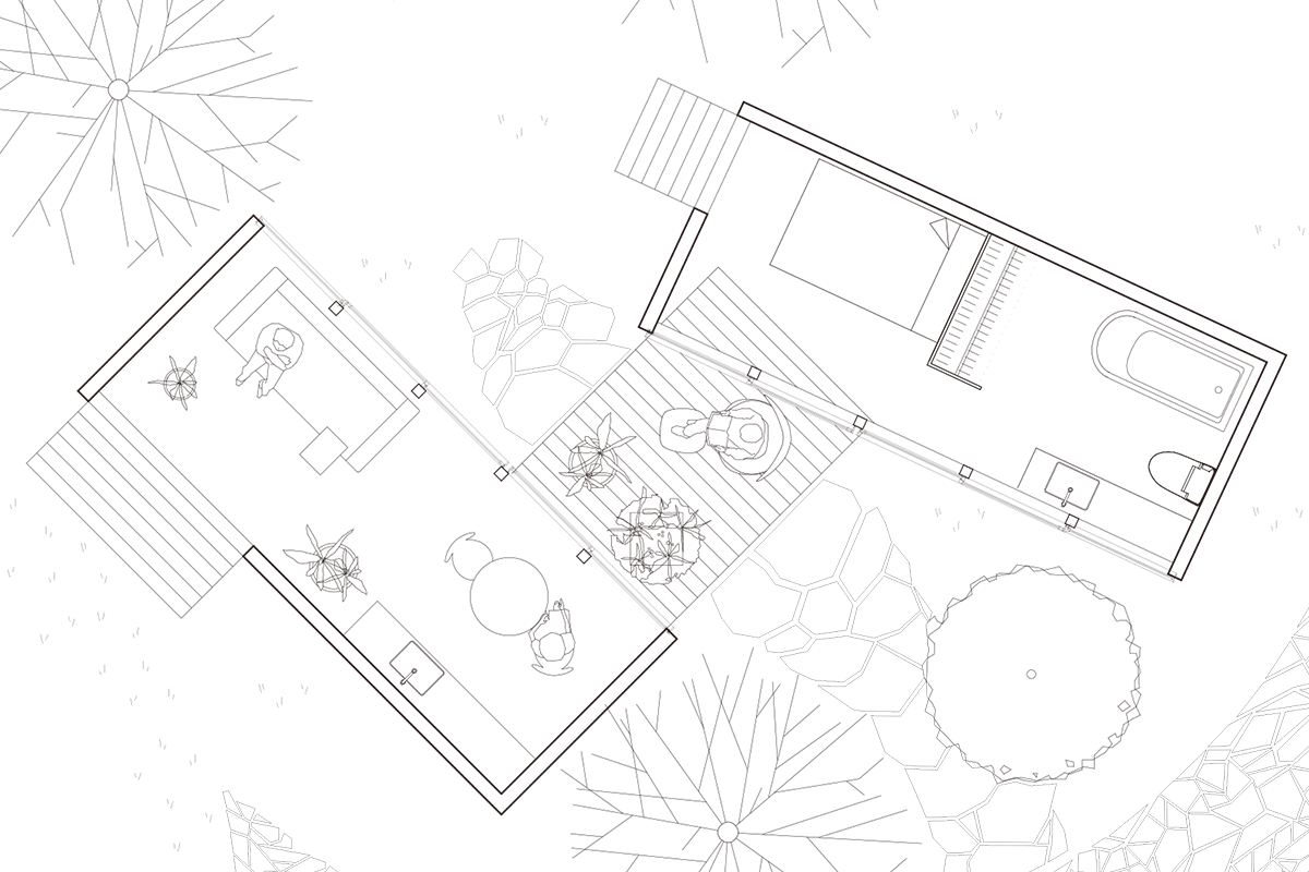 ガーデンハウス01 間取り図
